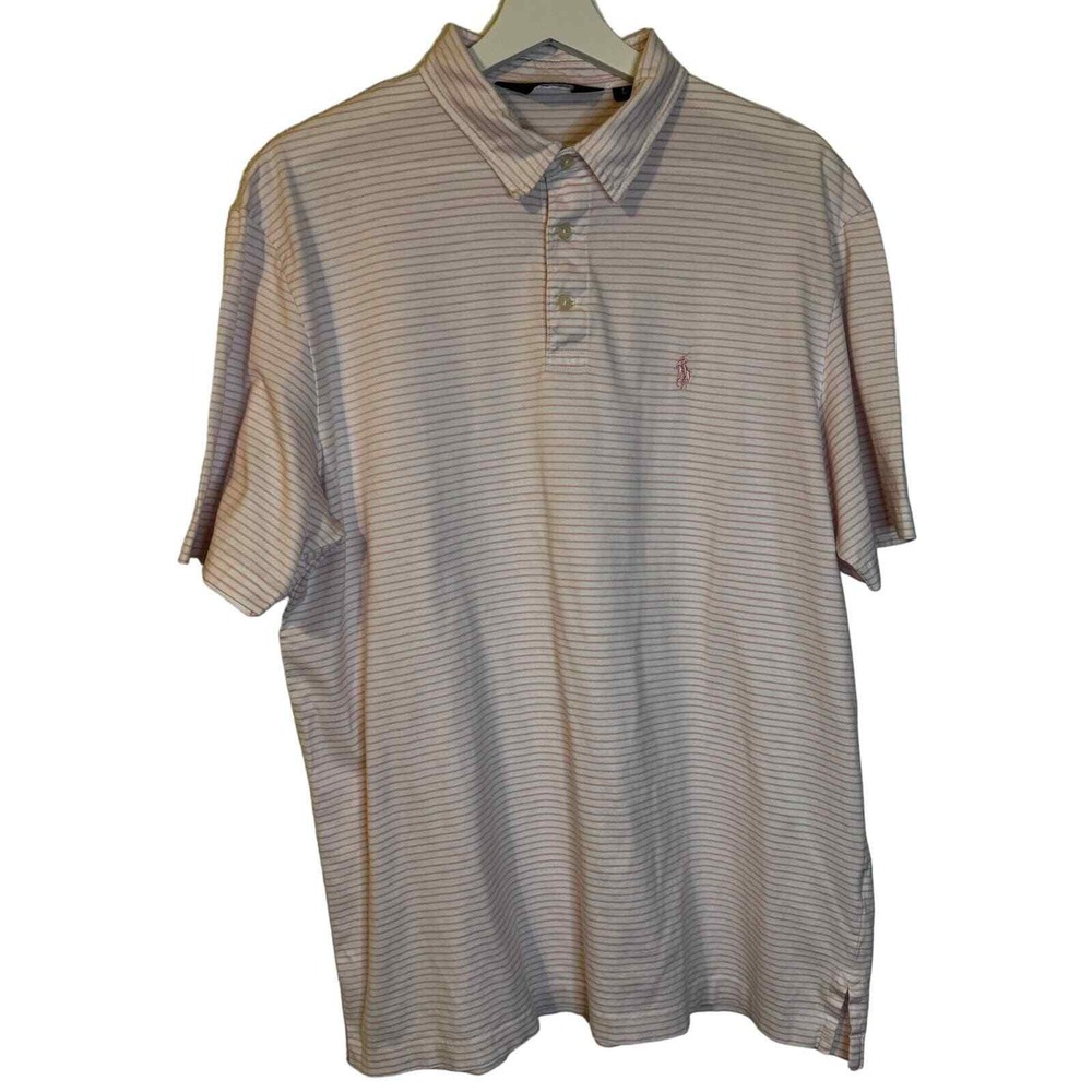 Ralph Lauren Men's Golf Polo Striped Size L Pima Cotton